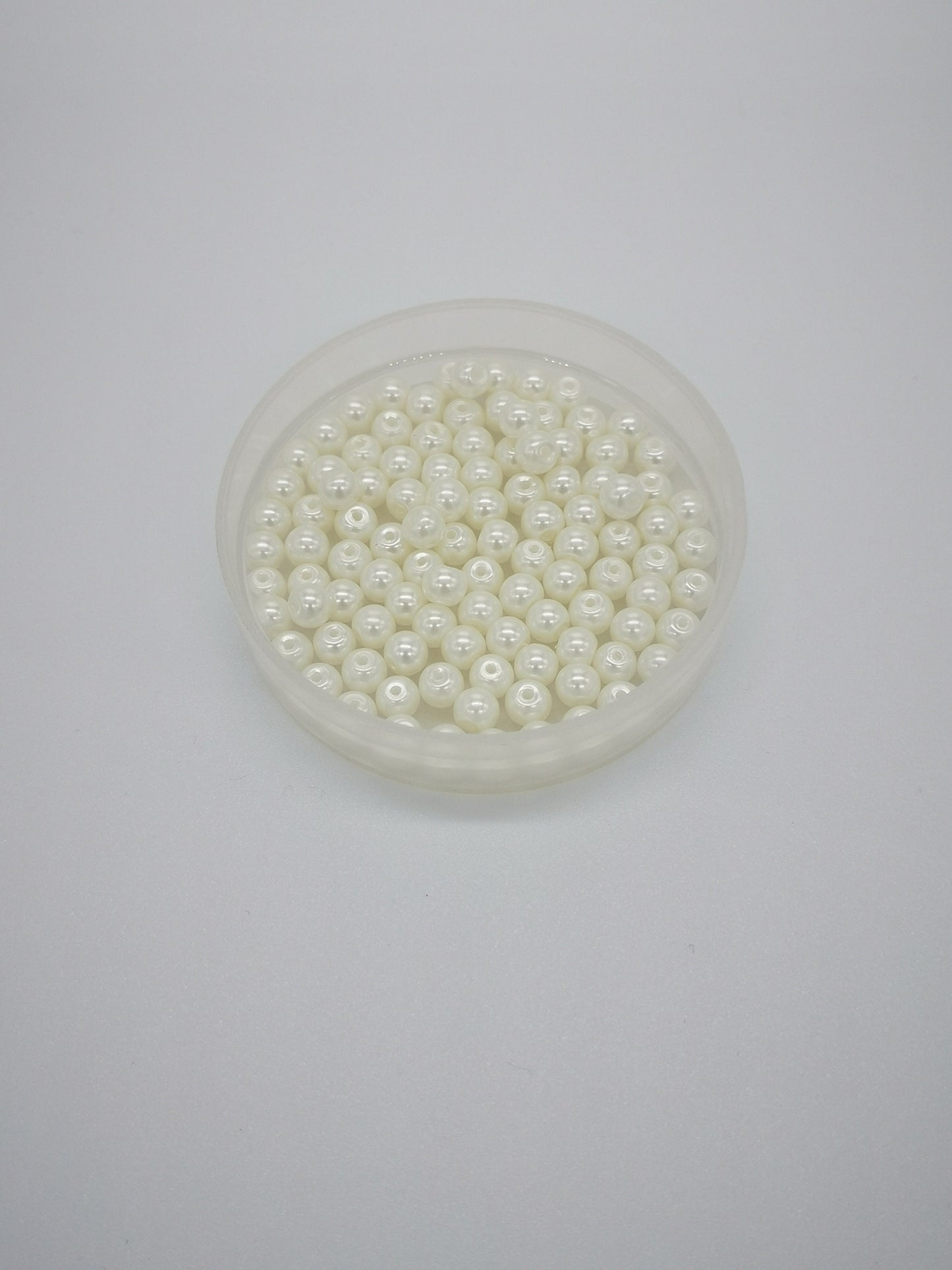 100 x tiny 4mm glass pearl beads, satin finish, dark pink, green, cream, dark blue, dark purple, drilled, hole approximately 0.8mm